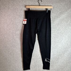 Puma Leggings Womens 1X Black Seamless Moisture Wick High Rise Comfort Stretch
